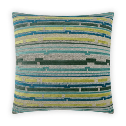 D.V. KAP HOME   24" x 24" Punctuate Pillow - Ocean Modern, Global    - 3943-O-2424
