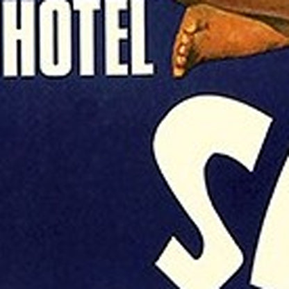 24" X 30" Hotel Sahara C1960S Las Vegas Vintage Travel Poster Wall Art