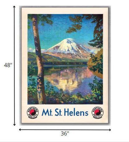 11" X 14" Mt. St. Helens C1920S Vintage Travel Poster Wall Art