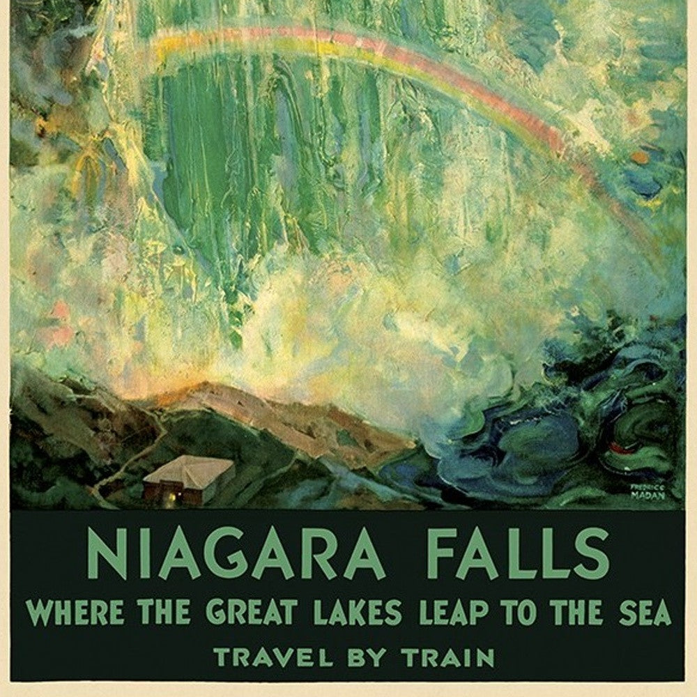 9" X 12" Niagra Falls New York C1920S Vintage Travel Poster Wall Art