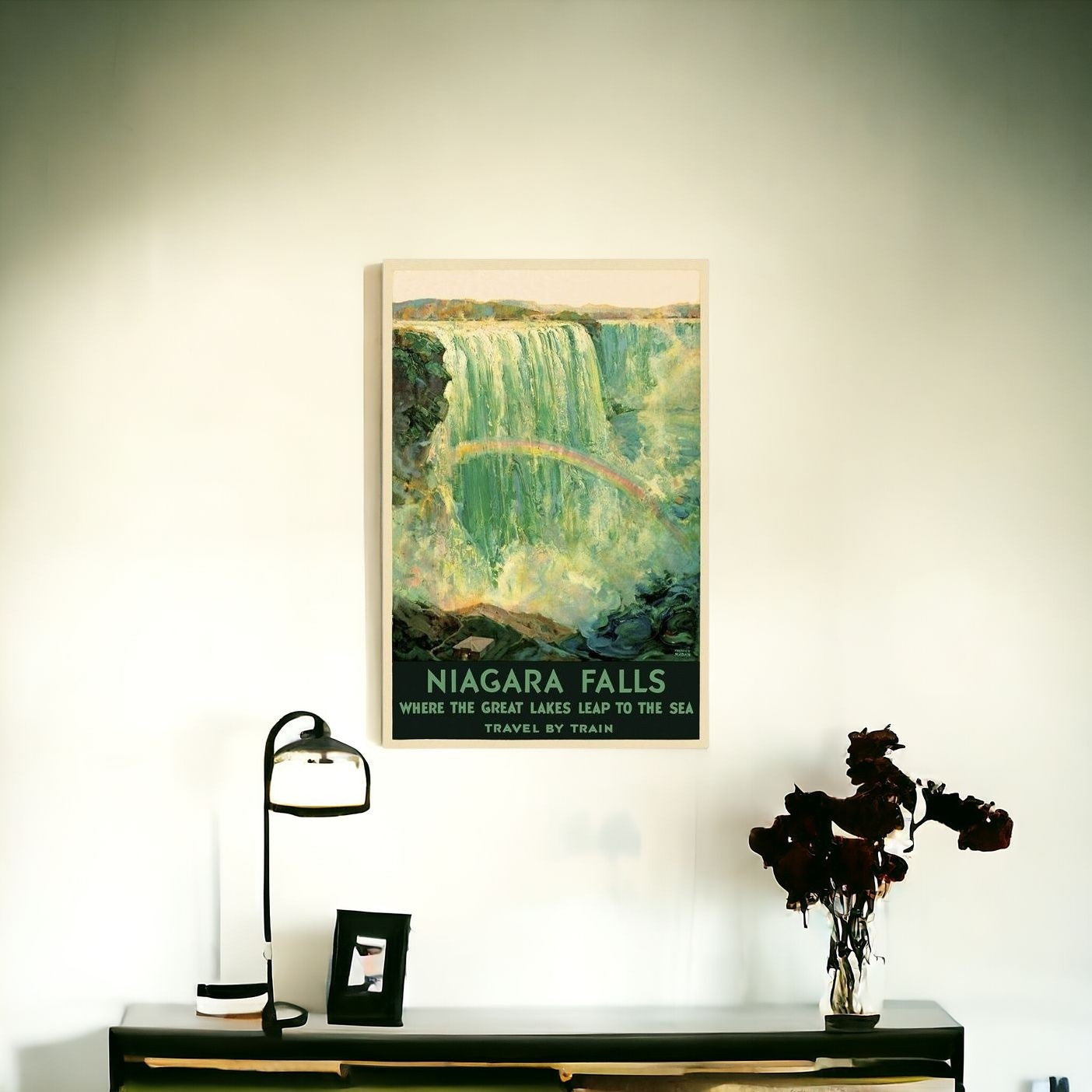 36" X 54" Niagra Falls New York C1920S Vintage Travel Poster Wall Art