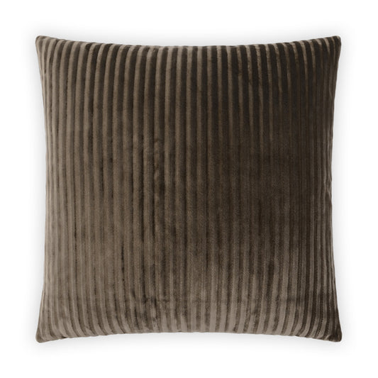D.V. KAP HOME   24" x 24" Hayworth Pillow - Cedar Solid, Stripes, Transitional    - 3945-C-2424