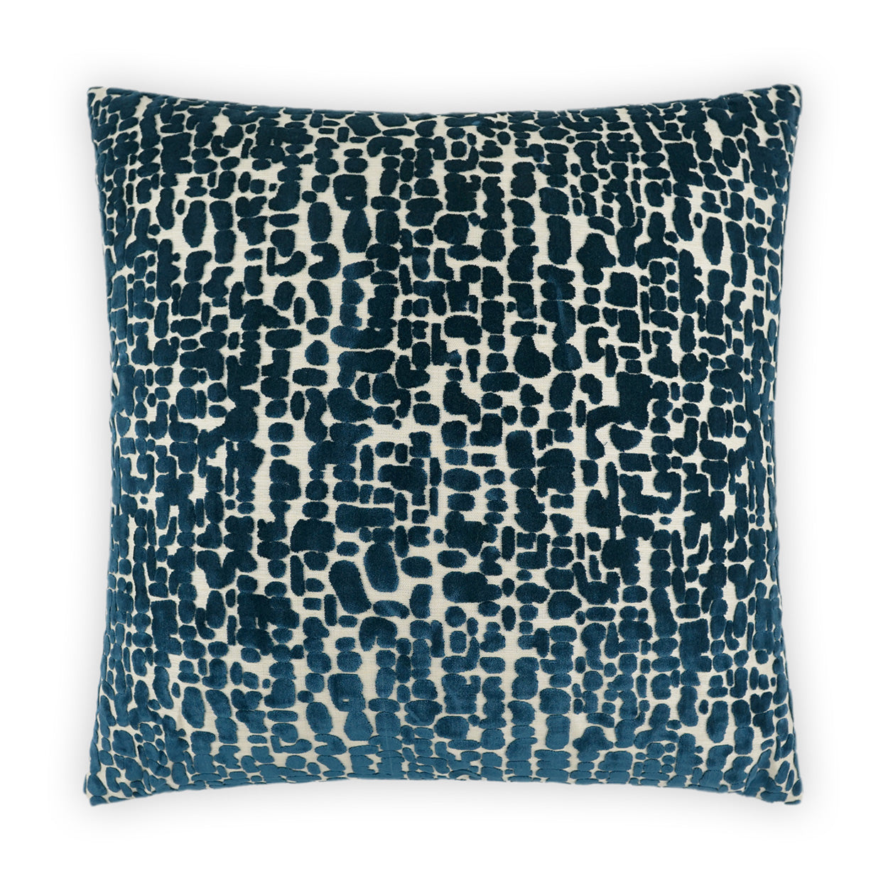 D.V. KAP HOME   24" x 24" Leah Pillow - Lapis Modern, Abstract    - 3948-L-2424