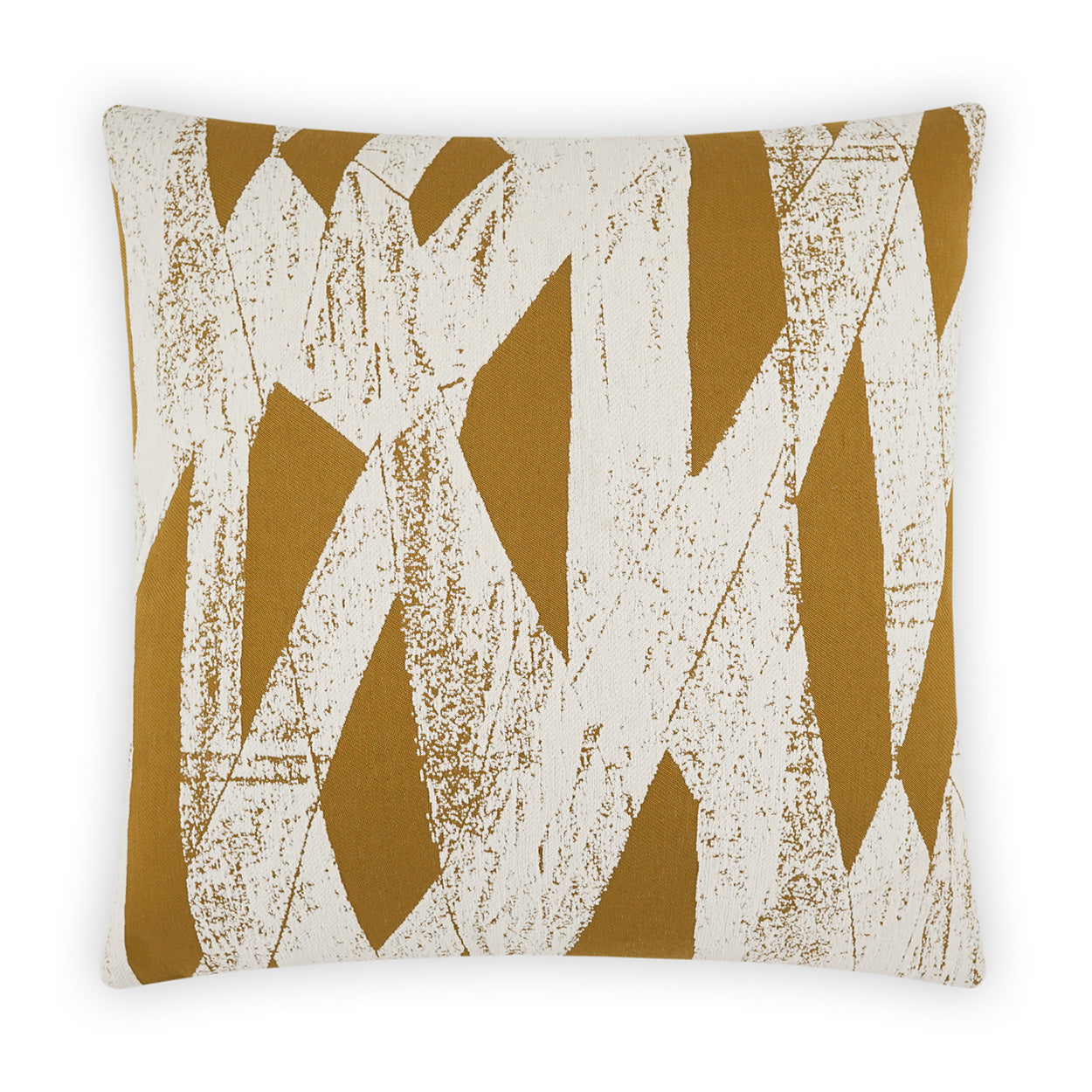 D.V. KAP HOME   24" x 24" Ozone Pillow - Mustard Modern, Abstract    - 3949-M-2424