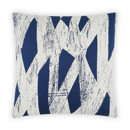 D.V. KAP HOME   24" x 24" Ozone Pillow - Sapphire Modern, Abstract    - 3949-S-2424