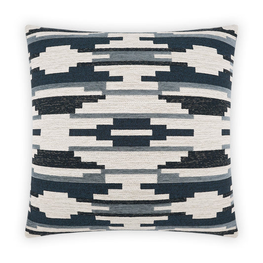 D.V. KAP HOME   24" x 24" Littleton Pillow - Slate Western Chic    - 3951-S-2424