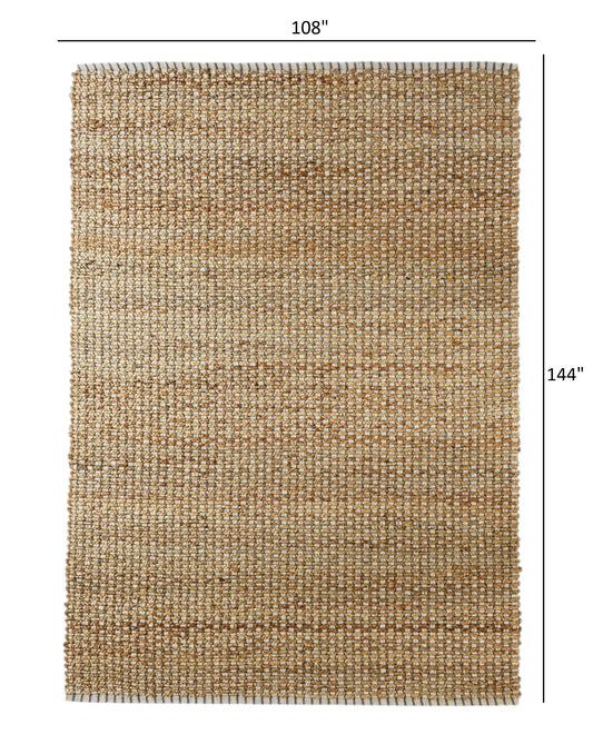 8' X 10' Natural Hand Woven Area Rug