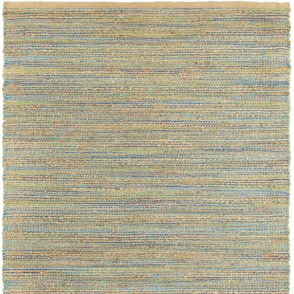 8' X 10' Multitoned Braided Jute Area Rug