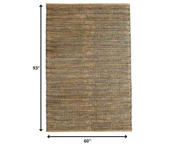 8' X 10' Natural Hand Woven Area Rug