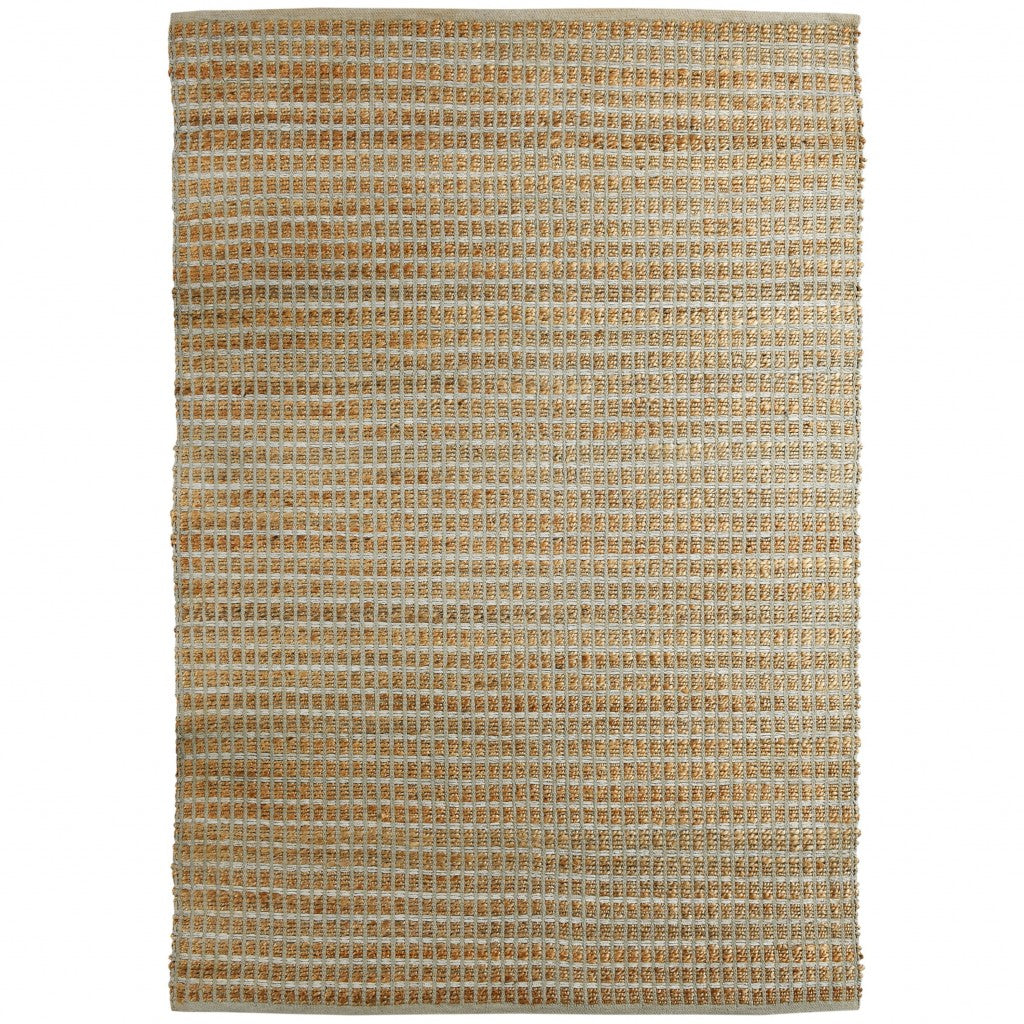 5' X 8' Natural Hand Woven Area Rug