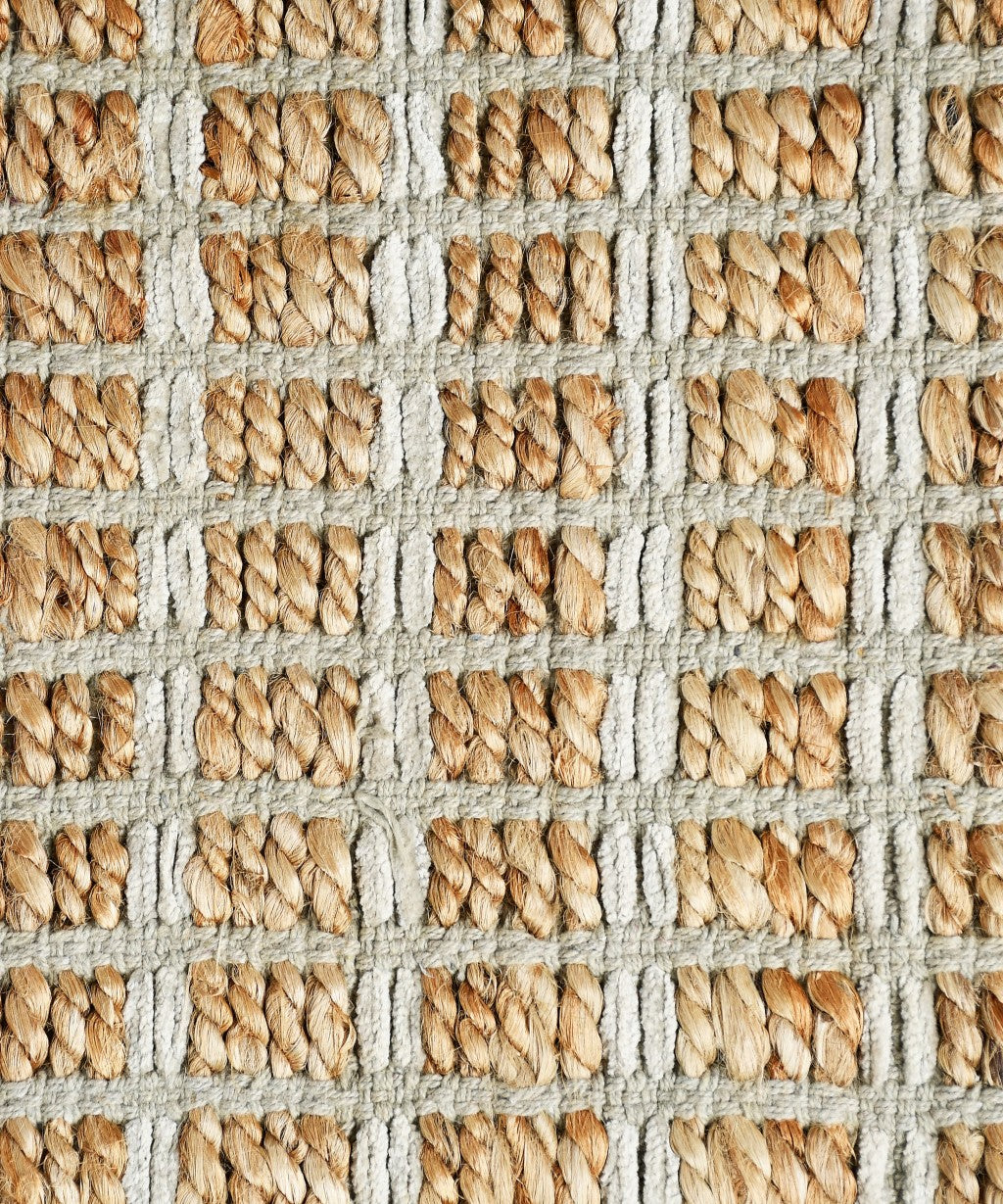 5' X 8' Natural Hand Woven Area Rug