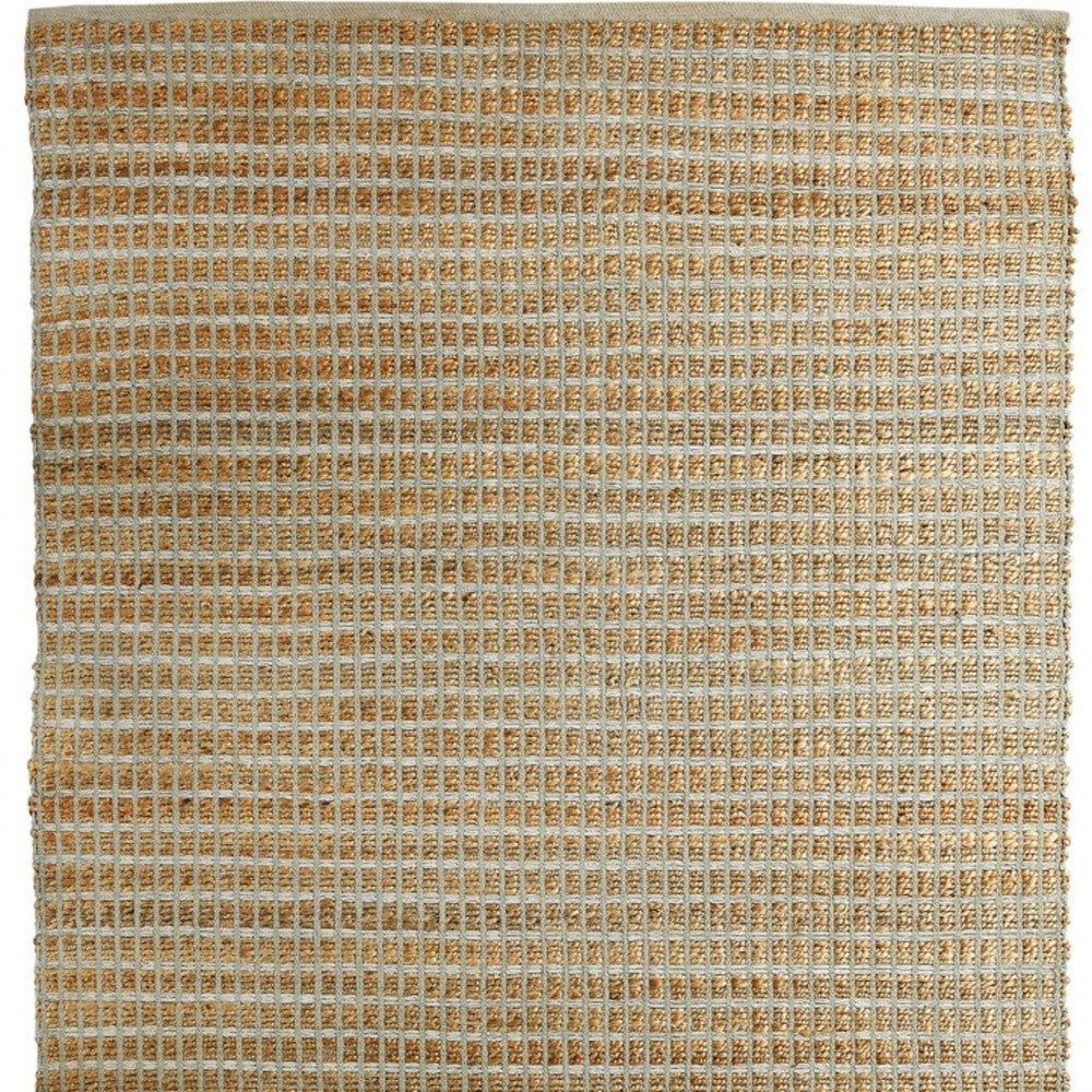 5' X 8' Natural Hand Woven Area Rug