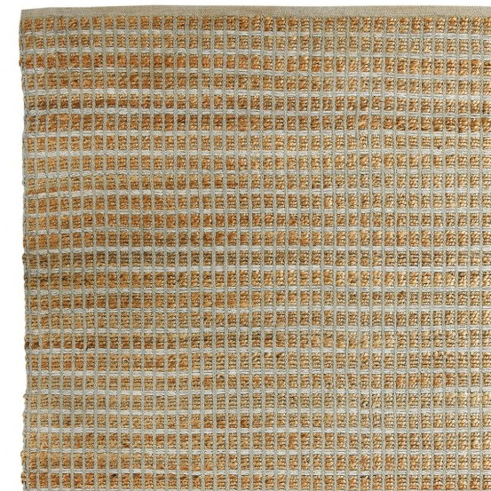 5' X 8' Natural Hand Woven Area Rug