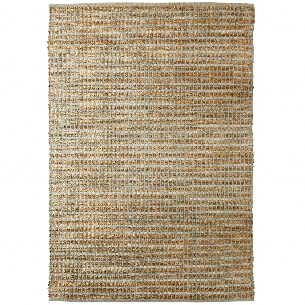 5' X 8' Natural Hand Woven Area Rug