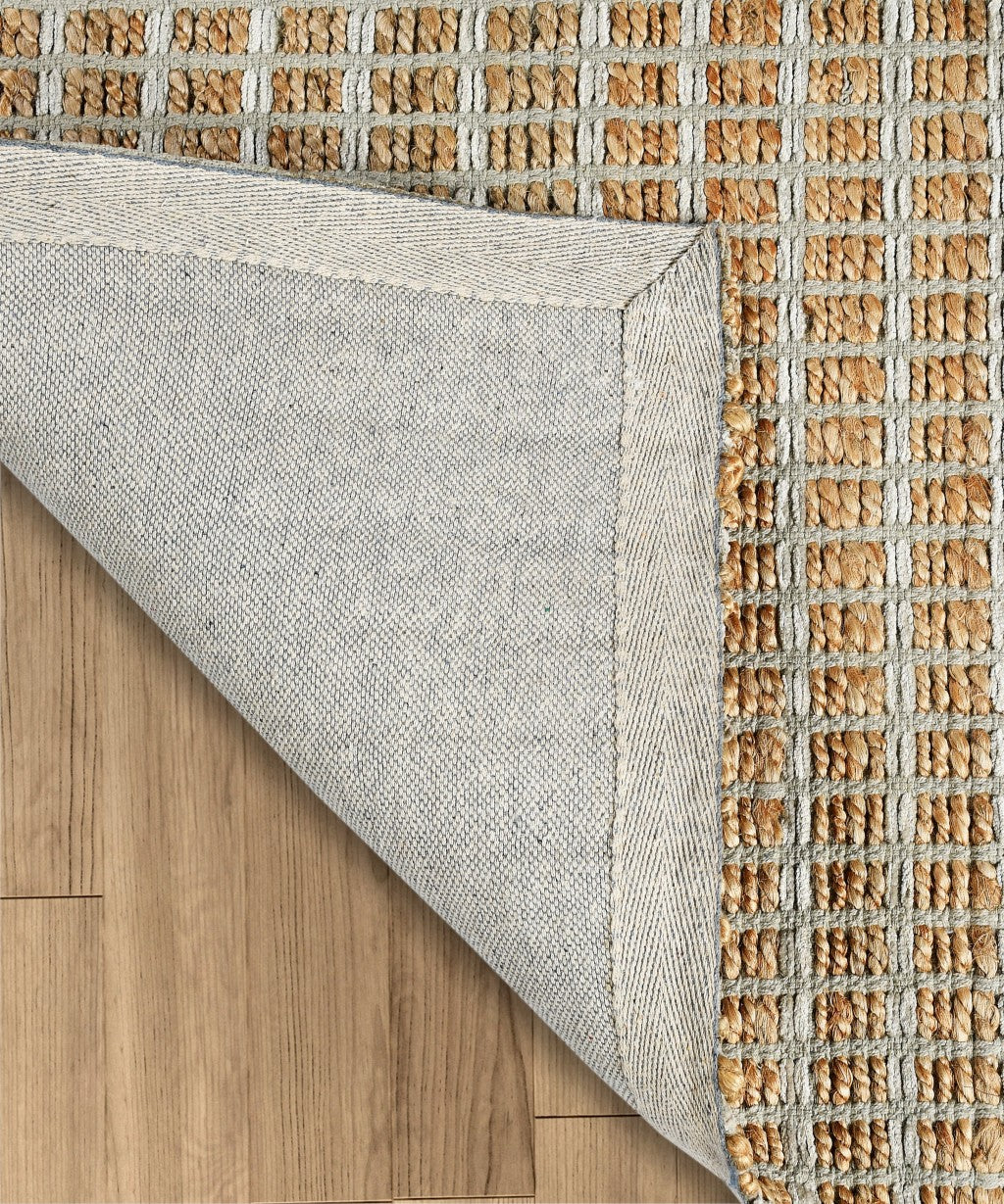 5' X 8' Natural Hand Woven Area Rug