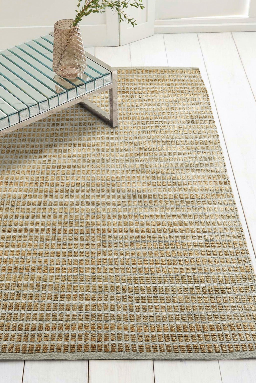 5' X 8' Natural Hand Woven Area Rug