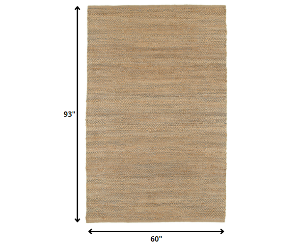 8' X 10' Natural Hand Woven Area Rug