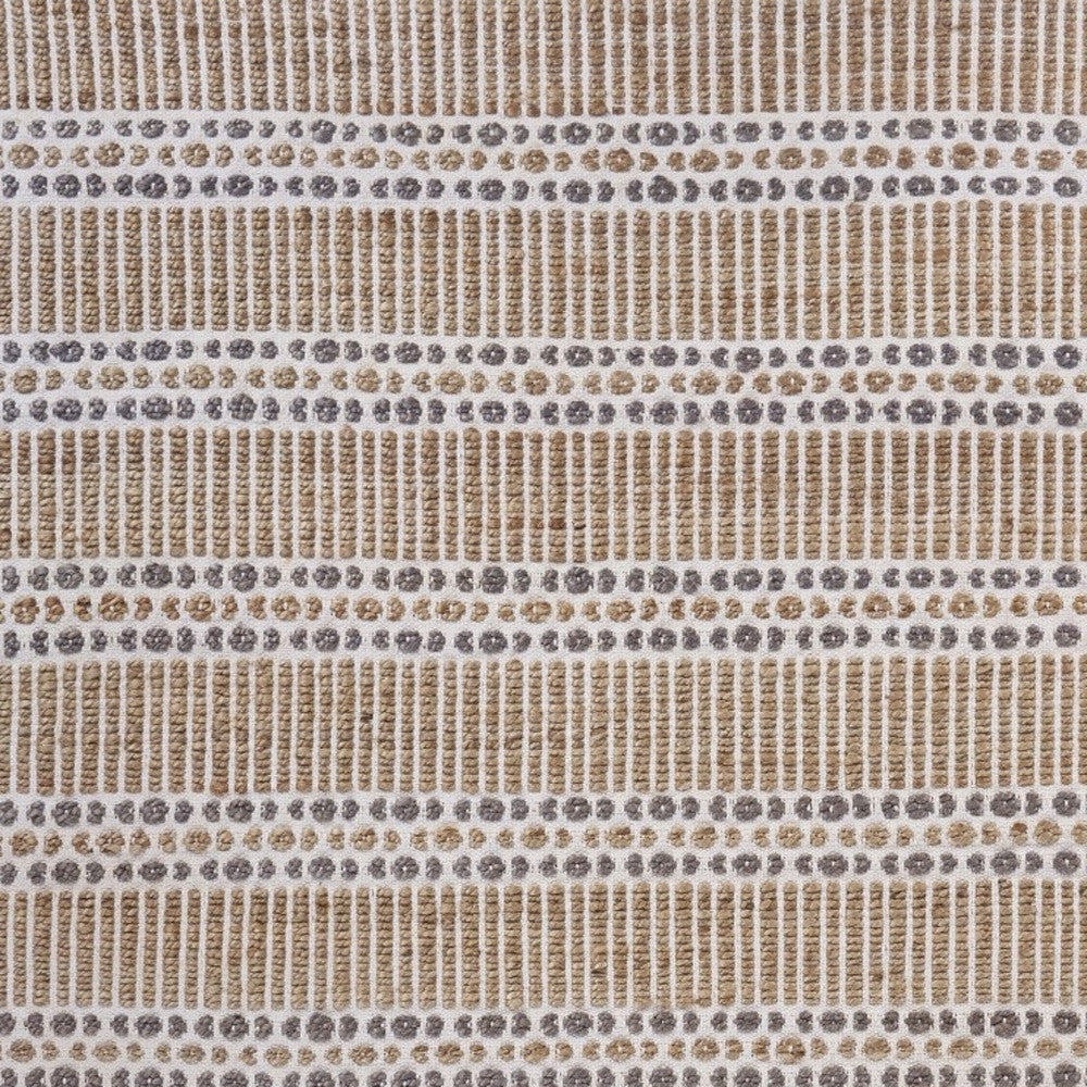 5' X 8' Natural Hand Woven Area Rug