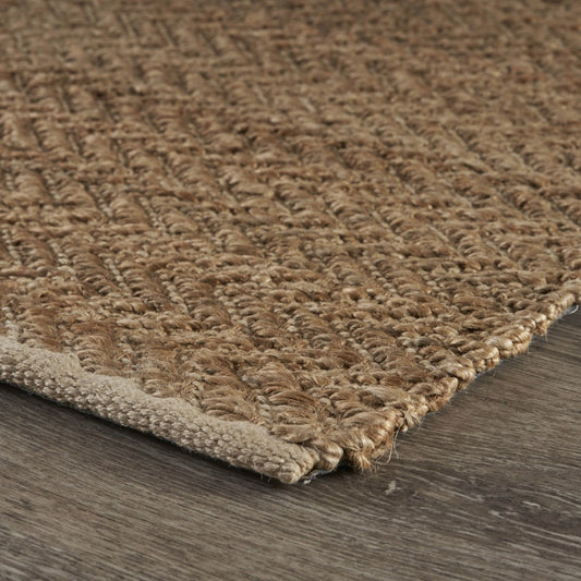 9' X 12' Natural Hand Woven Area Rug