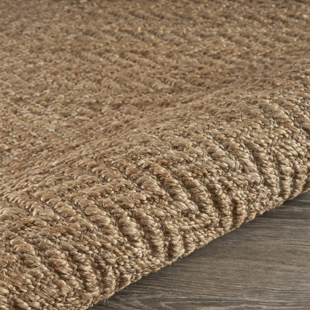 5' X 8' Natural Hand Woven Area Rug