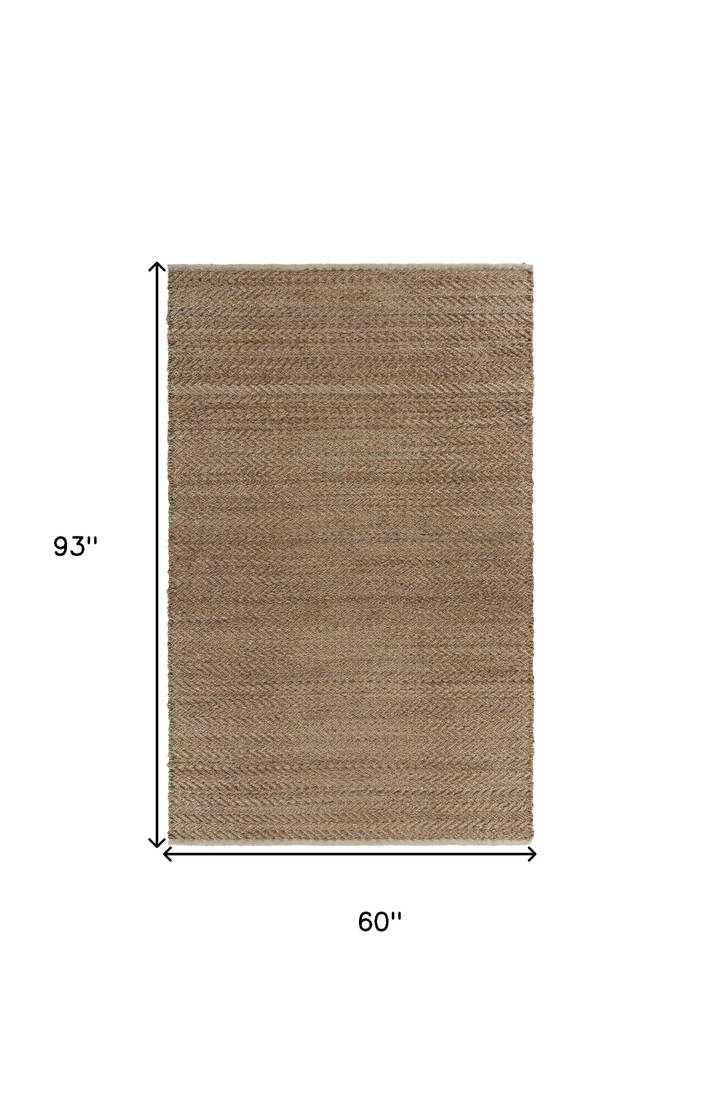 9' X 12' Natural Hand Woven Area Rug