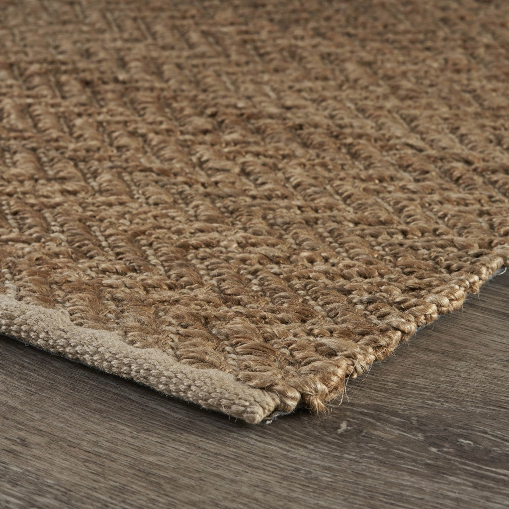 5' X 8' Natural Hand Woven Area Rug