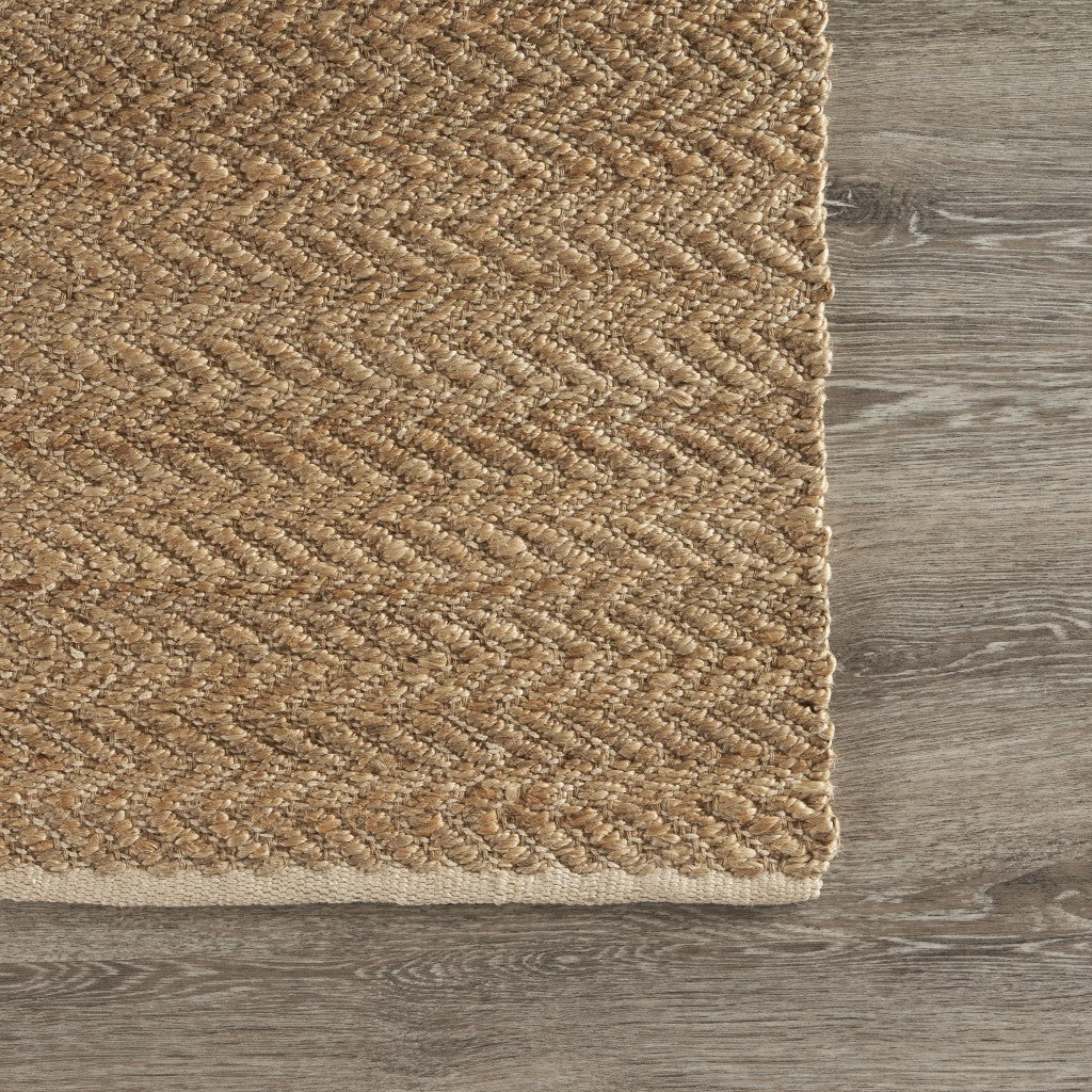 9' X 12' Natural Hand Woven Area Rug