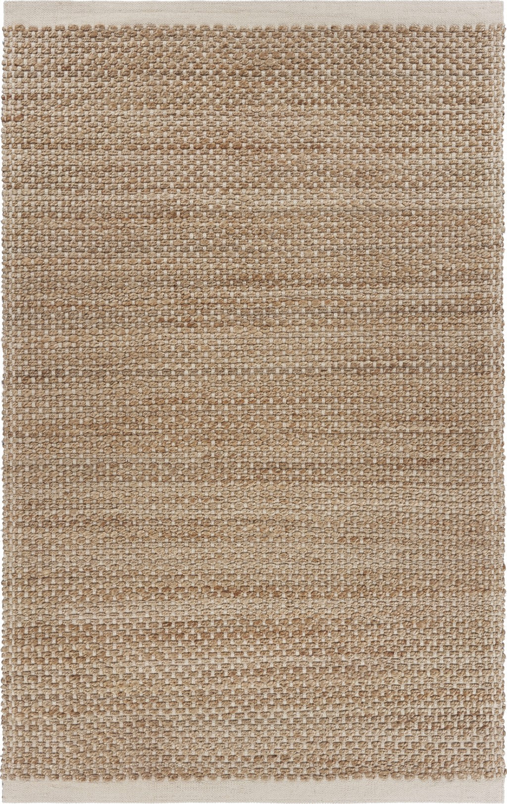 9' X 12' Tan Hand Loomed Area Rug