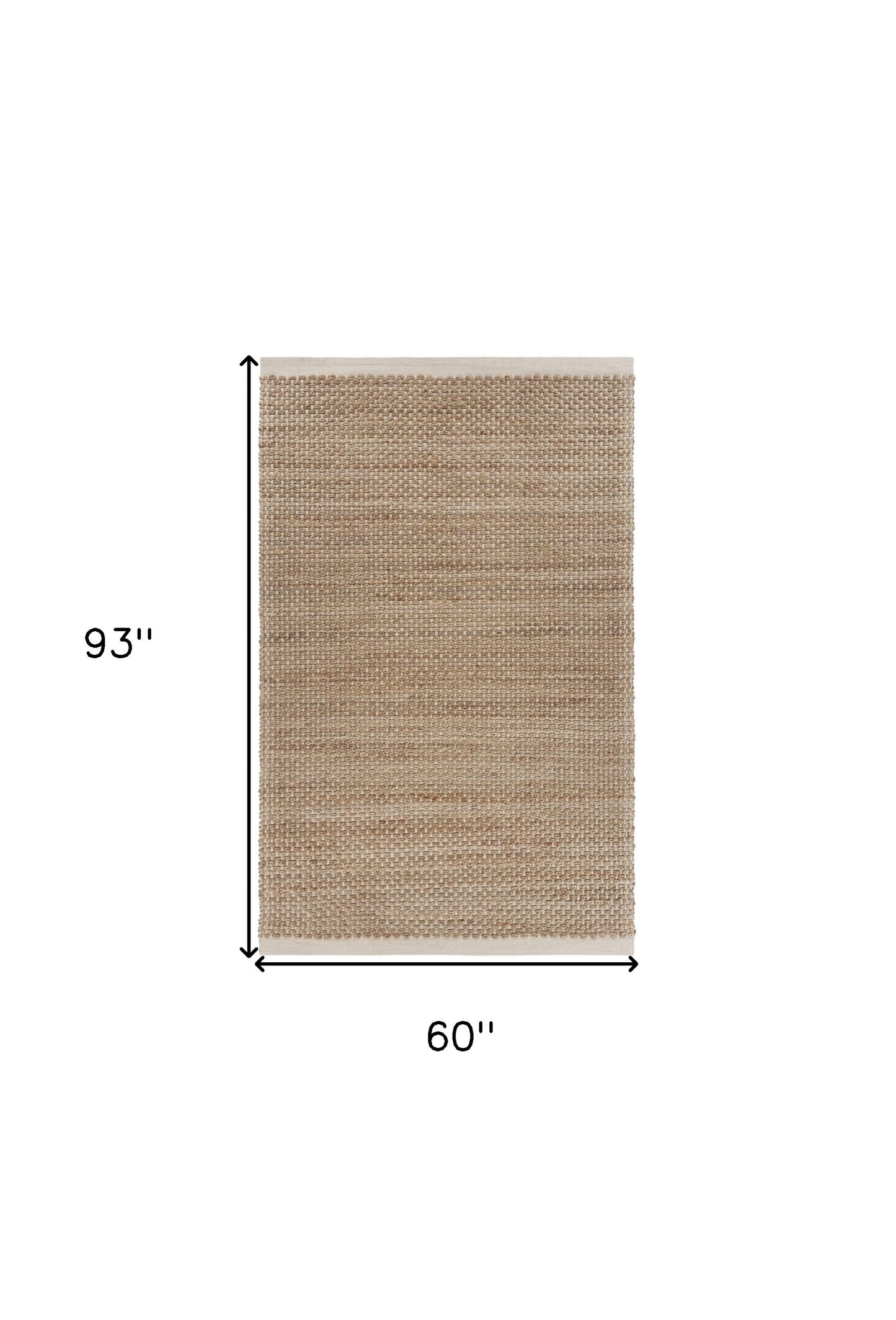 9' X 12' Tan Hand Loomed Area Rug