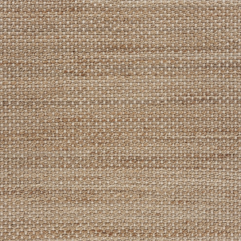 9' X 12' Tan Hand Loomed Area Rug