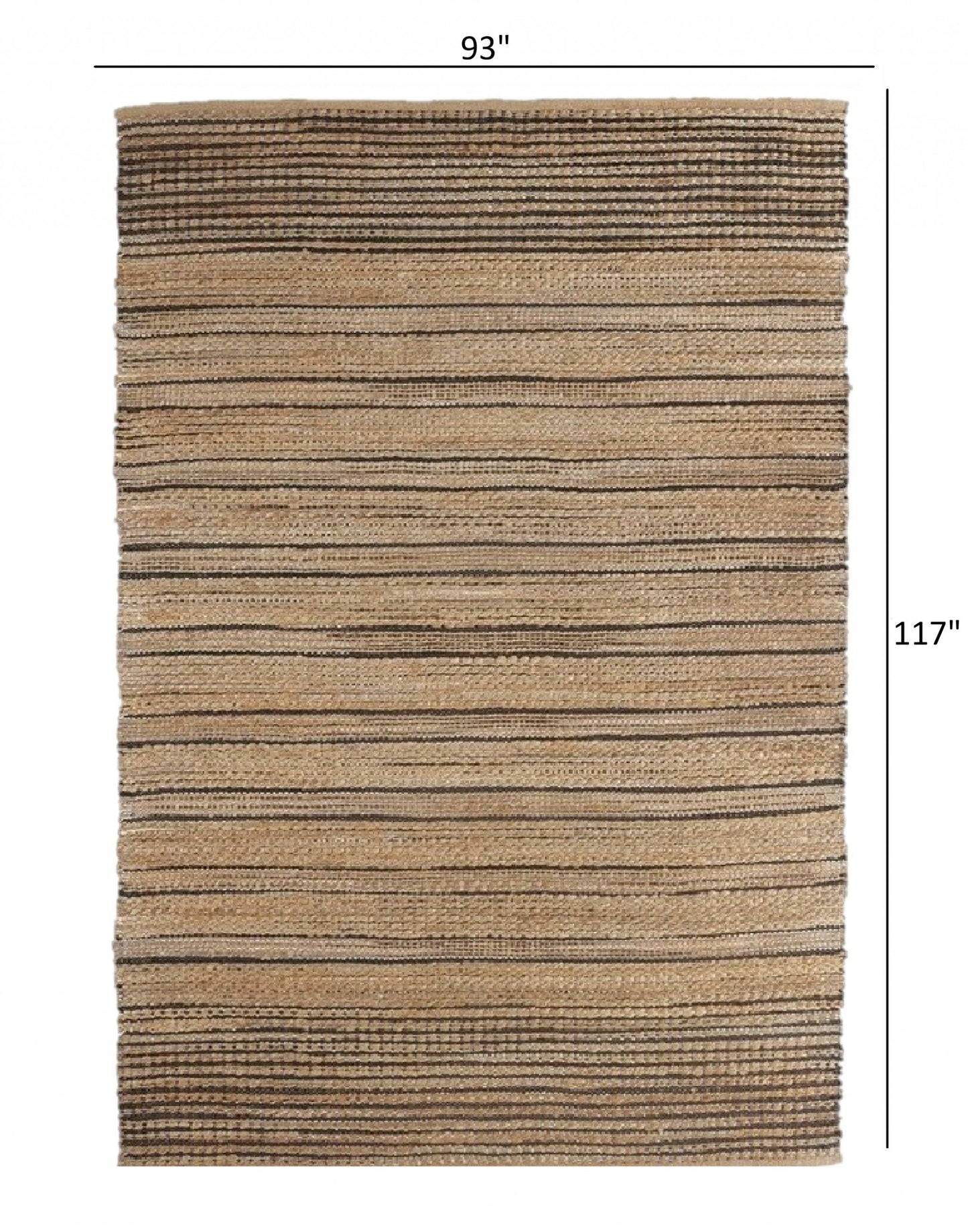 8' X 10' Tan Kilim Flatweave Handmade Area Rug