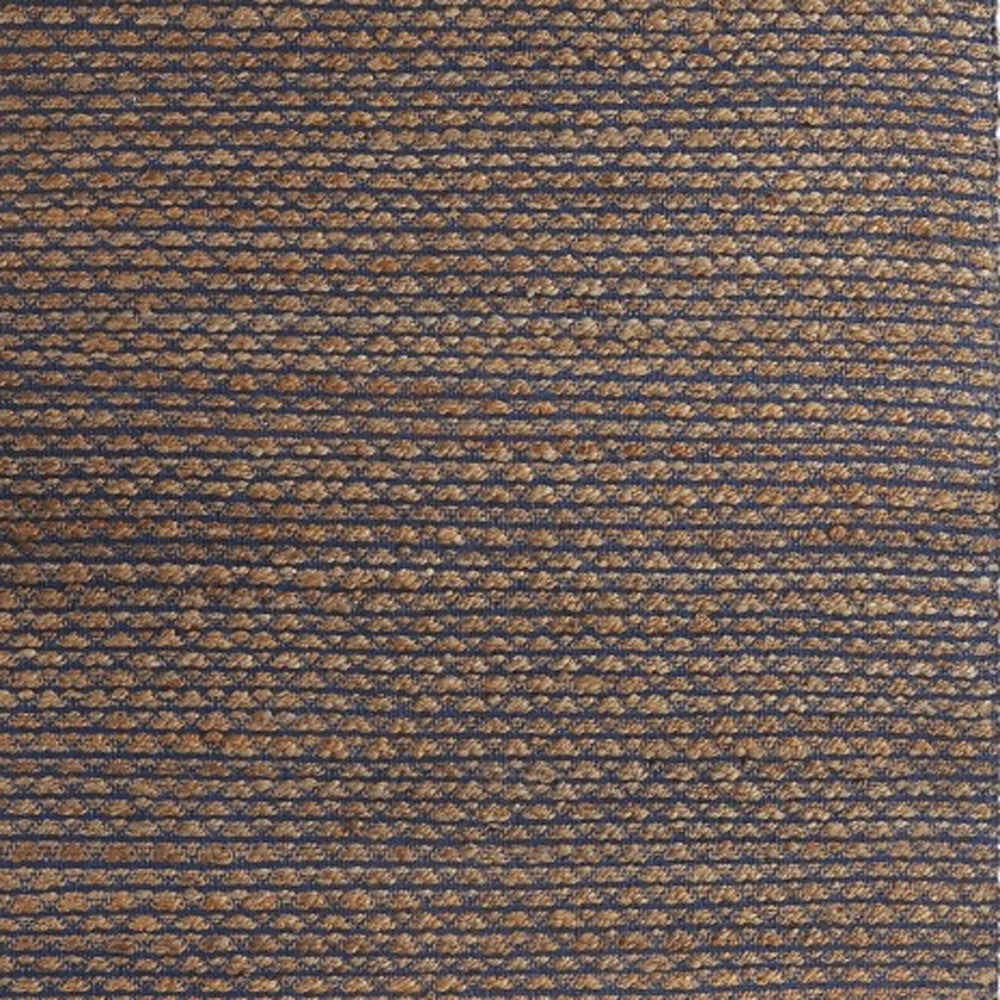 5' X 8' Tan and Blue Detailed Lattice Area Rug