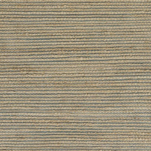 8' X 10' Tan and Blue Undertone Striated Area Rug