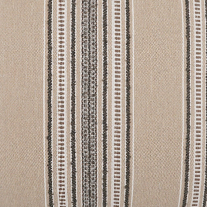 D.V. KAP HOME   24" x 24" Larsen Pillow - Berber Stripes, Global, Farmhouse    - 3952-B-2424