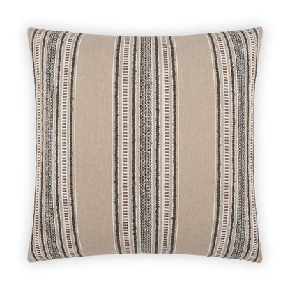 D.V. KAP HOME   24" x 24" Larsen Pillow - Berber Stripes, Global, Farmhouse    - 3952-B-2424