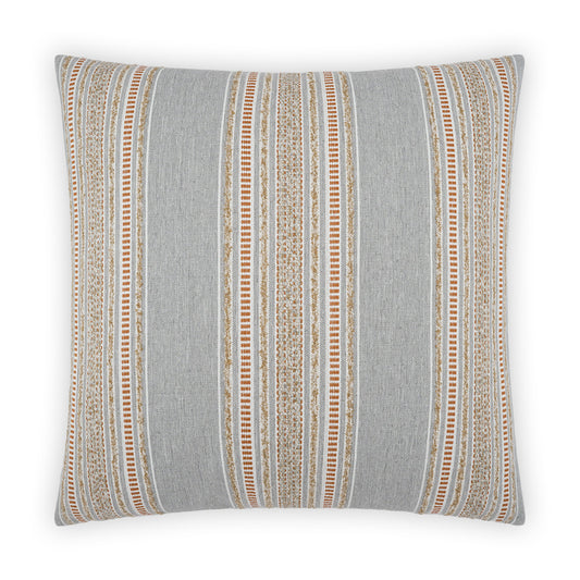 D.V. KAP HOME   24" x 24" Larsen Pillow - Vintage Stripes, Global, Farmhouse    - 3952-V-2424