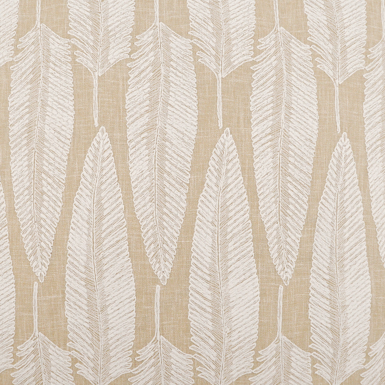 D.V. KAP HOME 3953-YARD Alliana Fabric Embroidery, Floral, Transitional  Tan,Taupe   - Alliana