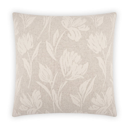 D.V. KAP HOME   24" x 24" Laurel Pillow Floral, Traditional, Farmhouse    - 3954-2424