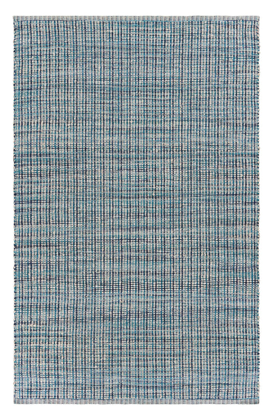 5' X 8' Classic Blue Jute Area Rug