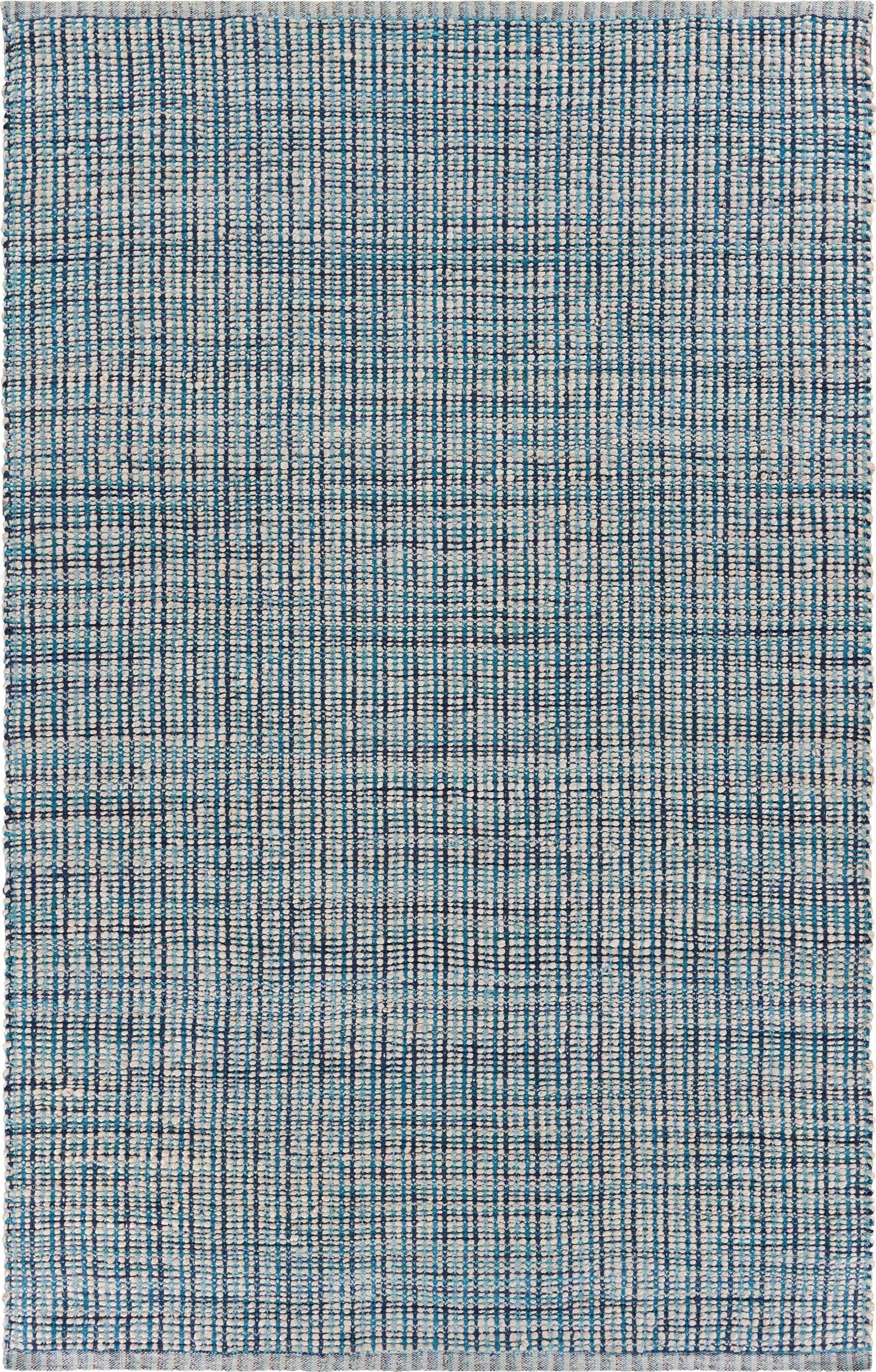 5' X 8' Classic Blue Jute Area Rug