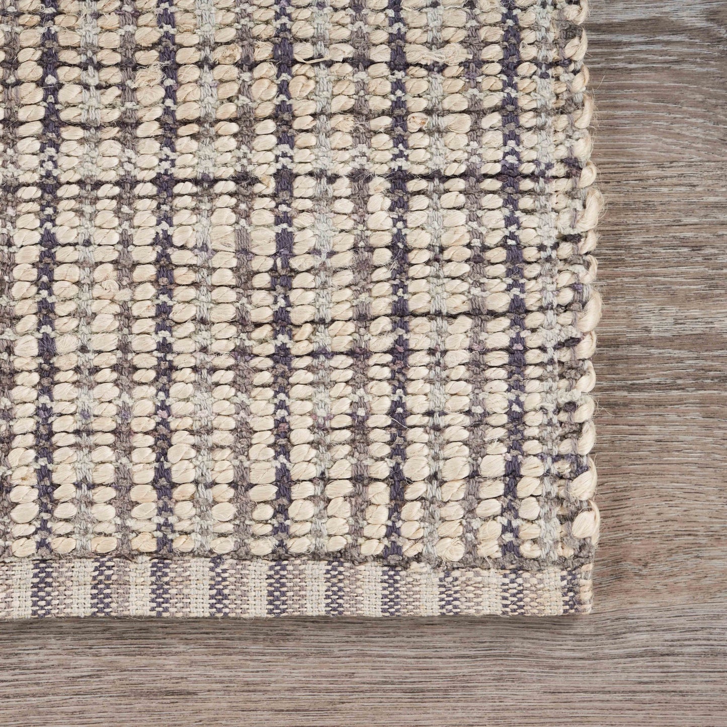 8' X 10' Brown and Beige Toned Jute Area Rug