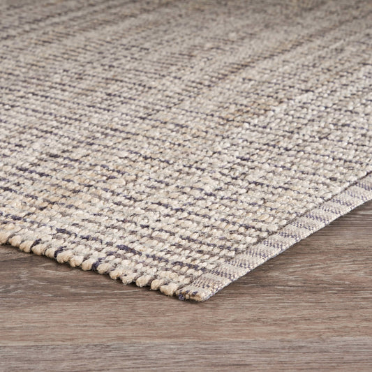 5' X 8' Brown and Beige Toned Jute Area Rug