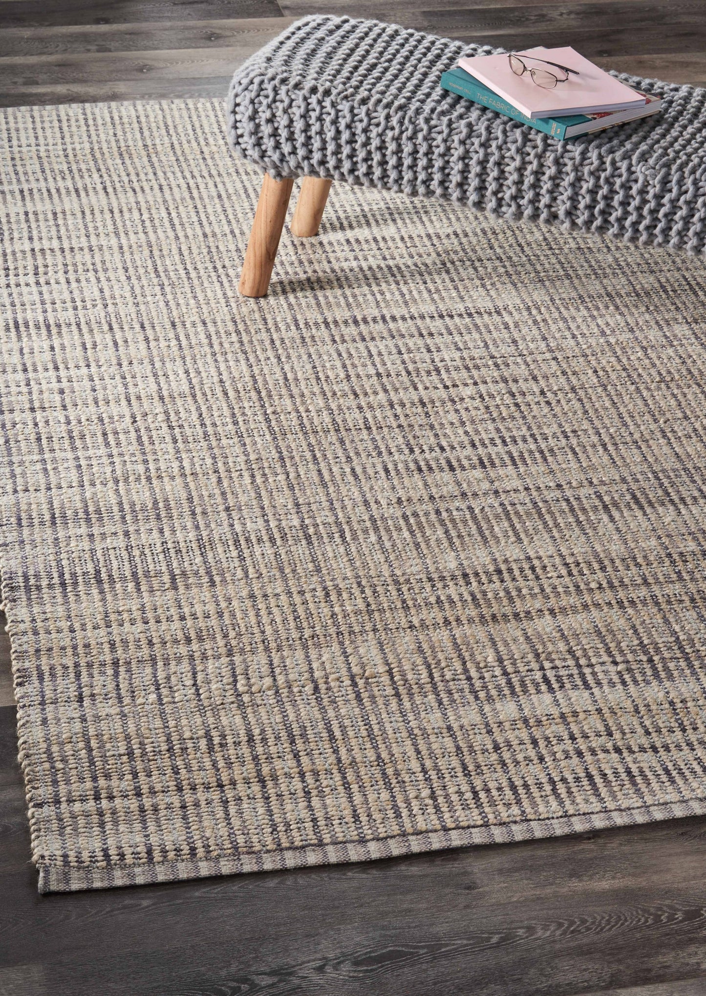 8’ x 10’ Brown and Beige Toned Jute Area Rug