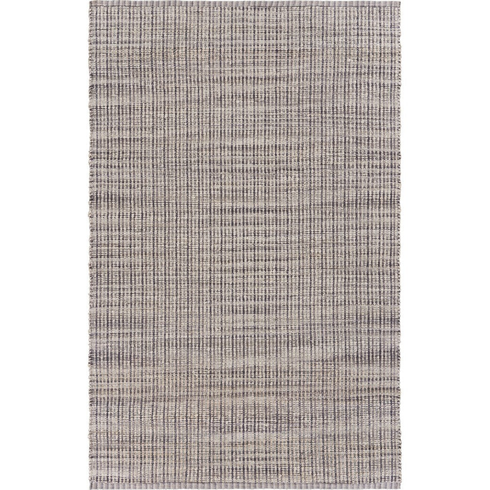 8' X 10' Brown and Beige Toned Jute Area Rug