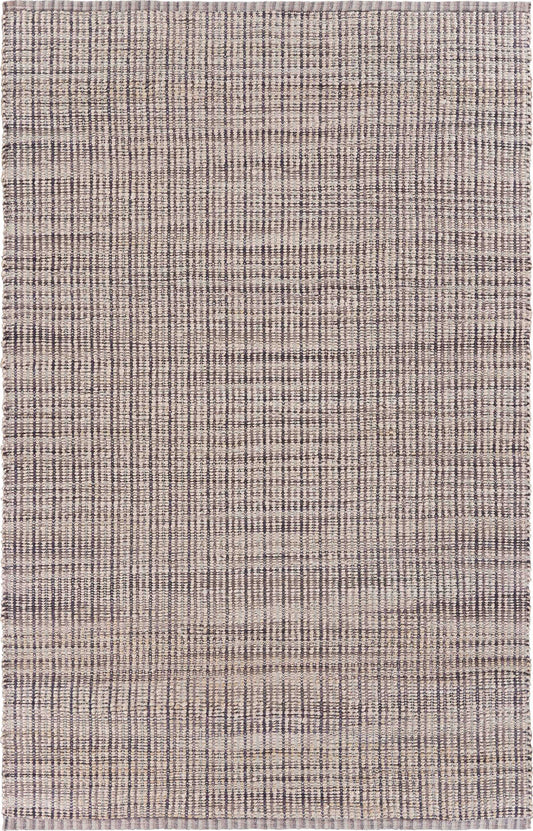 8' X 10' Brown and Beige Toned Jute Area Rug