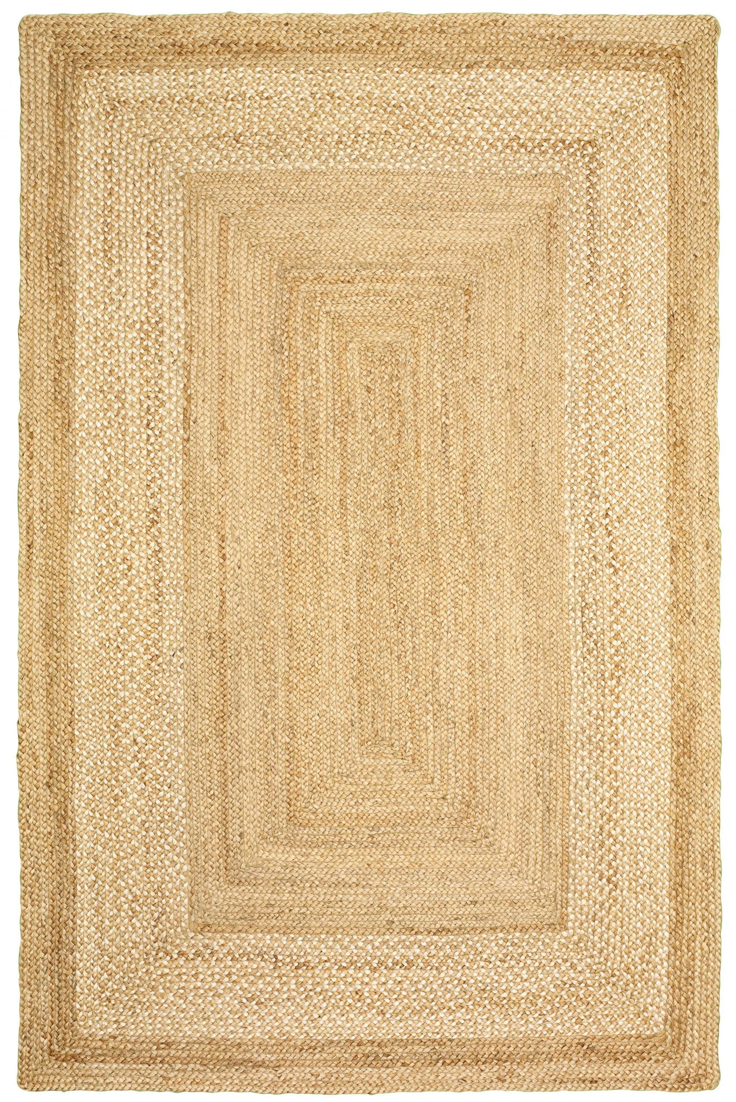 5' X 8' Classic Tan Bordered Area Rug