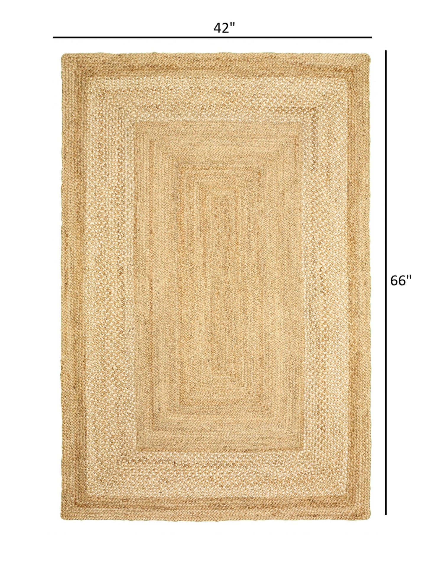 5' X 8' Classic Tan Bordered Area Rug