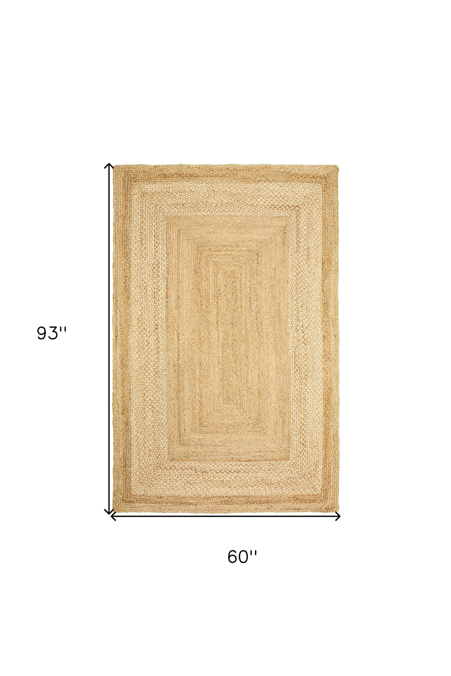 5' X 8' Classic Tan Bordered Area Rug