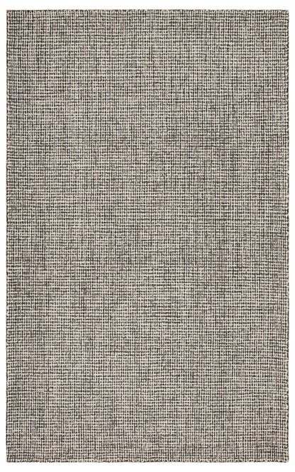 5' X 8' Gray Wool Handmade Area Rug