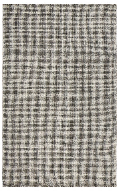 5' X 8' Gray Wool Handmade Area Rug